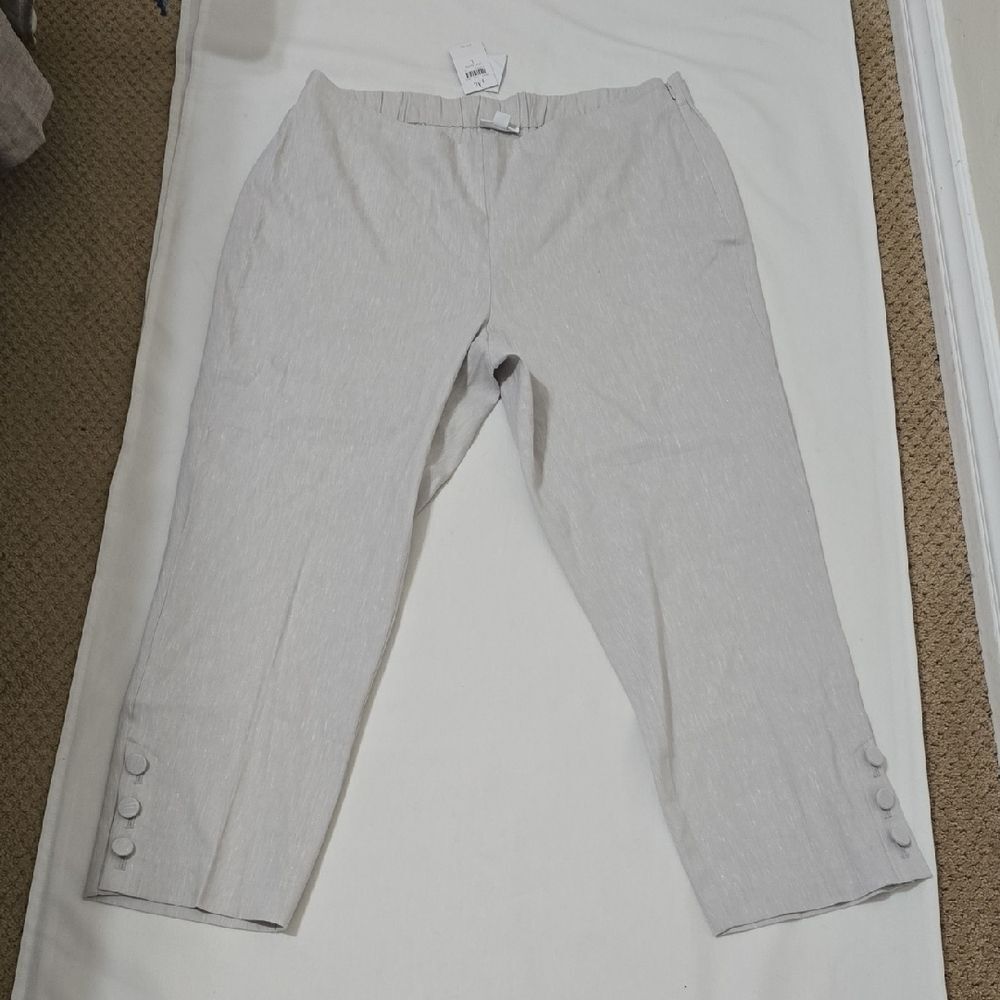 J. Jill‎ Light Gray Dress Pants  Women’s Size L